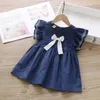 Robes de fille Summer Little Robe Korean Style Lady Child's Child's Jirts Middle Small Soft Skin Friendly