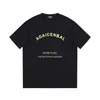 2024高品質の春と夏の新しいファッションブランドTシャツ共同ブランドのクラシックラウンドネックショートスリーブ