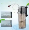 Uppvärmning 3 i 1 filter för akvarium Fish Tank Filter Mini Fish Tank Filter Aquarium Oxygen Submersible Water Purifier