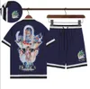 2024 Nouveau T-shirt de créateur Costume court décontracté Haiku Polo de luxe Short Top Short pour homme # 10