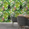 LUKCYYJ – papier peint auto-adhésif Jungle tropicale, autocollant mural imperméable et amovible pour salon et chambre à coucher, 293b