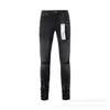 Jeans di marca viola American High Street maculato vecchio nero lavato 85BE