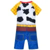 Maillots de bain Disney Toy Story 4 nouveaux enfants bébé maillot de bain une pièce Cosplay maillot de bain enfants maillot de bain garçons bonnet de bain vêtements d'été