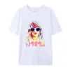 Designer Sommer-T-Shirt für Frauen Kleidungsbrief drucken o-hals kurzarmes T-Shirt Femme Lose Casual Crop Top 100% Baumwoll-T-Shirt 959