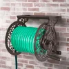 Reels 125' Steel Decorative Garden Hose Wall Mounted Reel