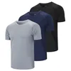 Zengvee 3 Pack Mens Runnerts Tops Men Sport Fitness Gym Crew Neck Tshirt 240309