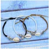 Bracciale Bohemian Conchiglia naturale Conchiglia Perla imitazione Stella marina Bracciale con ciondolo per donna Moda Braccialetti da spiaggia Gioielli di compleanno RegaliL2403