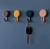 Hooks Rails 10PCS Creative SelfAdhesive Key Holder Wall For Hanging Small Things Mounted Decorative Home Damage 9596337