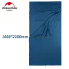 Gear Naturehike Ultralight Cotton Sleeping Bag Liner Can Be Freely Spliced Outdoor Travel Portable Hotel Dirtyproof Bed Sheet Soft