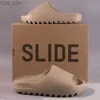home shoes With Box Mens Highquality Slippers Summer Beach Home Beige Sandals Womens Fashon Thick Soled Slipper Outdoor Shoes 240314