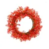 Decorative Flowers Artificial Spring Wreath Flower For Front Door Wall Wedding Party Decors 95