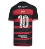 24 25 Flamengo Mens 축구 유니폼 Gerson Erick Varela L. Araujo Thiago Maia Pedro Gerson Allan Training Football Shirts Short Sleeve Uniforms