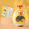 Little Yellow Duck Paddling Tumbler Toy Children Water Spray Duck Boys Badrum Toy Birthday Present 240228