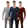 Ropa interior térmica para hombre, ropa interior térmica de otoño, Calzoncillos largos para hombre, traje de invierno