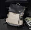 Men Women Leather Backpack Vintage Backpack Leather School Bag Neutral Portable Wearproof Travel Bag For girls boys Handbags