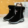 Fitness Shoes Snow Boots Winter Women 2024 Ankle Quality Keep Warm Black Ladies Lace Up Comfortable For