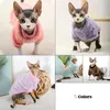 Cat Costumes Turtleneck Sweater Coat Winter Warm Hairless Clothes Soft Fluff Pullover Shirt Maine-Coon Chihuahua Pet Clothing