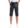 Herrenshorts 2024 Mode Leder PU Reisen und Freizeit