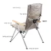 家具屋外折りたたみ椅子4speed調整可能な長い椅子屋外キャンプリクライニングピクニックビーチリラクゼーションチェア