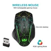 Souris Gm30 souris de jeu sans fil rechargeable couleur lumière 2.4G avec boîte paquet livraison directe ordinateurs réseau claviers entrées otjcy