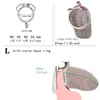 New Stainless Steel Mesh Penis Cage Chastity Belt Chastity Cage Chain Chastity Cage Men Cock Cage,Male Couples Slaves Penis Bondage SM Sex Toys