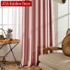 Tende Tende moderne rosa oscuranti per soggiorno camera da letto Tende per finestre spesse con isolamento termico Trattamento tende in tinta unita 90%