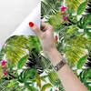 LUKCYYJ – papier peint auto-adhésif Jungle tropicale, autocollant mural imperméable et amovible pour salon et chambre à coucher, 293b