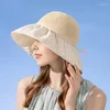 Boinas femininas Chandeiro xadrez xadrez para férias de praia Lady Spring Bowler Sun Protection Cap