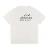 2024ss Primavera / Estate Designer di alta qualità Lettera Stampa T Shirt Tessuto di cotone Girocollo Pullover Manica corta T-shirt unisex Felpa e3a22