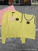 Women's Knits & Tees designer 24 Year Spring/Summer New Macaron Knitted Tank Top+Cardigan Versatile Sunscreen Set OU31