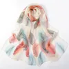 Scarves Scarfs For Women Lightweight Print Floral Pattern Scarf Shawl Fashion Silk Hair Pansy Small