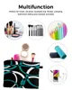 Cosmetic Bags Geometrically Abstract Circular Modern Art Water Color Bag Portable Makeup Storage Pouch Women Waterproof Pencil Case