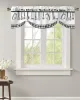Rideaux ustensiles de cuisine Plaid court rideau de fenêtre réglable cantonnière à attacher pour salon cuisine rideaux de fenêtre