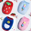 Cartoon Flannel Warm Tea Cup Milk Dog Cat Teddy Clothes Vest Pet Supplies