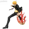 Actiespeelfiguren 19 CM Anime One Piece Vinsmoke Sanji Battle GK-beeldje PVC-actiefiguren Collectiemodel Pop Speelgoed Verjaardagscadeau ldd240314