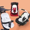 Kinderwagenonderdelen Eenvoudige effen kleur Geboren babyzitjekussen Kinderwagenmat Veiligheidsbescherming Pad Automatras Babyaccessoires