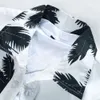 Designer Suit Summer Mens Seaside Travel Leisure Beach Set Fattening Fat Man Loose Short Sleeve Shirt Fh0k