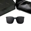 Women Sunglass Mirror Sunglasses Gentle Monster Gm Sunglasses Square Classic Vintage Mens Goggles with Case Men Original