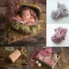 Coperte Born Pography Puntelli Flokati Girl Wrap Swaddle Cocoon Backdr per cestini per neonati Riempitivi Baby Po Accessori Studio