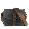 Retro Waterdichte Cameratas Pography Pakketten Dslr Schouder Sling Case Voor Canvas Kleine Enkele Messenger Mannen 240229