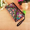 Cosmetic Bags Women Ethnic National Retro Butterfly Flower Handbag Coin Purse Embroidered Lady Clutch Tassel Small Flap Summer Sale