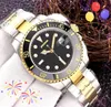 Popular president dress three pins men watch quartz automatic movement full stainless steel clock waterproof swimming wristwatches accessories gifts