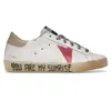 Designerskie buty do biegania złoto Graffiti Lopard Sneakers Super Star Skórzowe buty Gold Classic Do stare brudne buty męskie i damskie sportowe buty