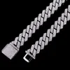 12mm Heren Cubaanse Link Chain Miami Iced Out Diamond Moissanite Cubaanse Ketting 925 Sterling Zilver Goud Hip Hop Sieraden