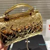 handbag Designer Handle Bag Crossbody Bag Women Makeup Metal Chain Flap Shoulder Lacquer leather Diamond Lattice