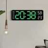 Zegary ścienne Cyfrowe Zegar Duże ekran LED Tydzień TEKTYKA TEMPERATURA WYKORZYGAJ ELUKATYCZNY ALARM SYPIALNI