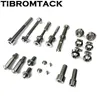 TIBROMTACK Titanium Bolts Sets for Brompton Folding Bike Whole Bicycle Ti Bolt Screws Set Bikes Ultra Light 124.8g Never Rust