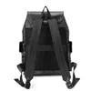 Luxury Brand Leather Men Women Backpack Large Capacity Travel Backpack Boy Laptop School Bag Male Business Shoulder Bag Black For girls boys Handbags