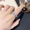 Pierścień designerski złoto srebrne nowe damskie sznurki luksus z diamentami pierścionki modowe dla kobiet