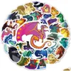 Naklejki samochodowe 50pcs Wings of Fire Dragon Animal Cartoon naklejka DIY TELEFON LAPTOP LAGE DISKATOBORD ITI KALETALNE Zabawa dla dzieci Drop dostawa OTIE7